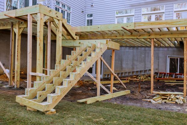 Deck Post Replacement in Utica