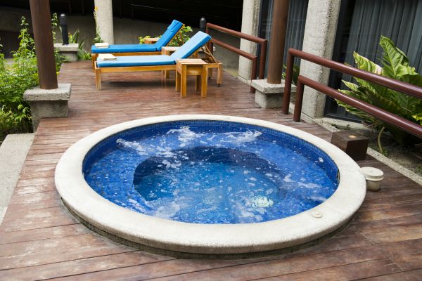 Hot Tub Deck Construction in Utica