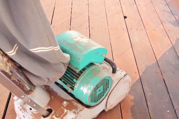 Cedar Deck Sanding in Utica