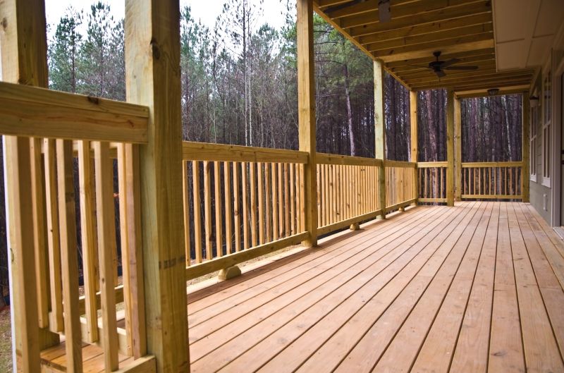Redwood Deck Installation